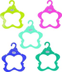 Zapf Creation Baby Born farbenfrohe Kleiderbügel 5er Pack 43cm