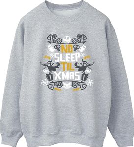 The Nightmare Before Christmas - Mikina pre ženy "No Sleep Till Christmas" BI31815 (L) (Grau)