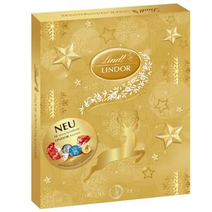 Lindt Lindor Kalendarz Adwentowy Czekolada różne nadzienia 290g