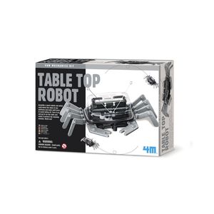 4M Fun Mechanics Kit: Tabletop Roboter, Farbe:Schwarz,Grau