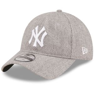 New Era 9Twenty Cap - HERRINGBONE New York Yankees grau