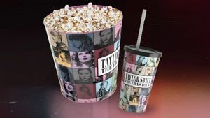 Taylor Swift Eras Tour Bundle - Popcorn Eimer + Trinkbecher