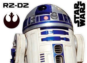 STAR WARS - Stickers - scale 1 - R2D2 (blister)