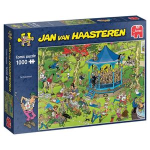 Jumbo 82035 - Jan van Haasteren Comic Puzzle - Der Musikpavillon / The Bandstand - 1000 Teile
