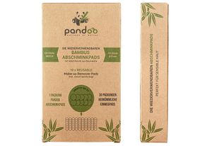 PANDOO Abschminkpad Bambus Ø8cm 10er Set