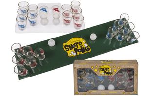 Trinkspiel Partyspiel Saufspiel Party Feiern Schnaps Pong mit 2 Bällen und 12 Gläser 1 Stück
