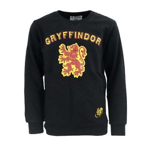 Harry Potter Gryffindor Kinder Jungen Pullover Sweater – Schwarz / 134/140