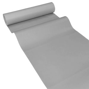 50m x 0,40m JUNOPAX® Papier Tischläufer stahl-grau