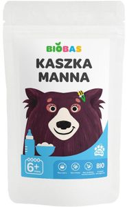 Kaszka Manna EKOLOGICZNA Bezmleczna Bez Cukru Dla Dzieci Bez GMO / 200 g