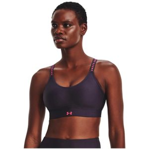 UNDER ARMOUR Infinity Mid Covered Sport-BH Damen 541 - tux purple/pink shock XL