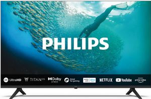 Philips 50PUS7009/12, 127 cm (50"), 3840 x 2160 px, LED, Smart TV, Wi-Fi, Chrom