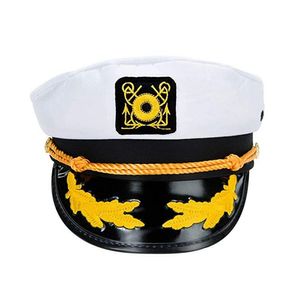 Uni verstellbare Kapitänsmütze für Erwachsene, Marineblau, Kostüm, Kleid, Party, Matrosenhut