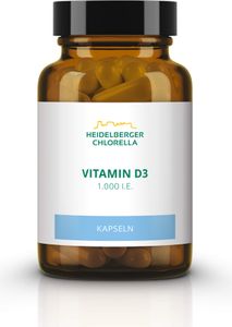 Heidelberger Chlorella Vitamin D3 1.000 I.E kapsle, 60 kapslí