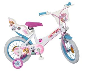 14 Zoll Kinder Mädchen Fahrrad Kinderfahrrad Mädchenfahrrad Mädchenrad Rad Bike Paw Patrol Weiß