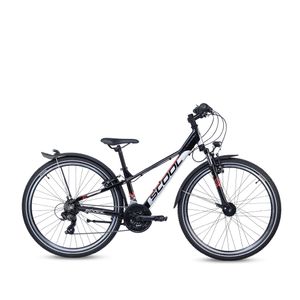 S'COOL troX EVO 26-21S Shimano RH33 - Black/Red | Kinderfahrrad | Jugendfahrrad | 26 Zoll | Mountainbike