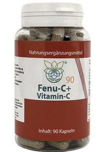 VITARAGNA Fenu-C+ - Liposomales Vitamin C hochdosiert mit Hybrid-FenuMAT Technologie - Magenfreundlich - 90 Kapseln - Natürliche Inhaltsstoffe - Liposomal Vitamin C Kapseln