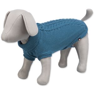 TRIXIE Kenton, Hund, Pullover, M, Blau, Synthetische Wolle, Monochromatisch