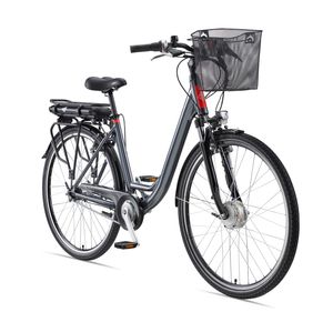 Telefunken E-Bike City 28 Zoll, 7-Gang Shimano mit Nabenschaltung & Fahrradkorb