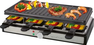 Clatronic®️ Raclette pro 8 osob s odnímatelnou grilovací deskou | gril s nepřilnavým povrchem | s krytem Cool Touch | bezpečný stojan | RG 3757 Clatronic®️ Raclette pro 8 osob s odnímatelnou grilovací deskou | gril s nepřilnavým povrchem | s krytem Cool Touch | bezpečný stojan | RG 3757