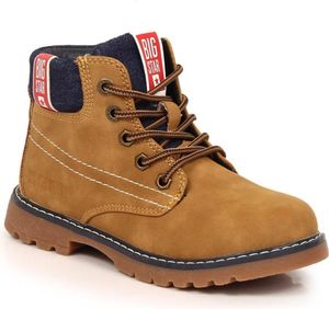 Buty zimowe dziecięce BIG STAR KK374130 - brązowe r. 32
