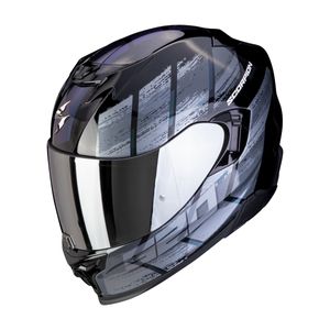 Scorpion EXO-520 Evo Air Maha Helm (Black/Grey/Blue,XL (61/62))