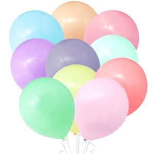 Oblique Unique 10 Luftballons Kinder Geburtstag Party Deko Ballons Baby Shower Einschulung JGA - bunt pastellfarben