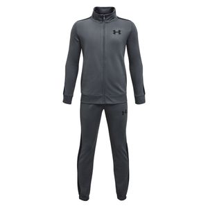 UNDER ARMOUR Knit Trainingsanzug Jungen 012 - pitch gray/black M (137-149 cm)