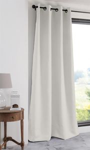 STOF | Gardinen - NOTTE - 135x250 cm - Écru - Verdunkelnd - Elegantes Design für jeden Raum