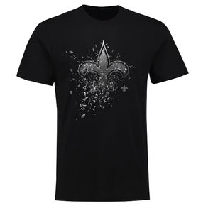 Fanatics - NFL New Orleans Saints Shatter Graphic T-Shirt - Schwarz : Schwarz L Farbe: Schwarz Größe: L