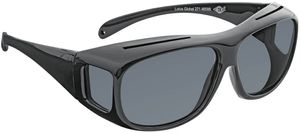 WEDO Überzieh-Sonnenbrille für Autofahrer mit Brille schwarz