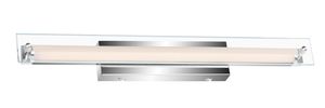 Badleuchte Spiegellampe LED CCT dimmbar IP44 8W Metall Chrom Briloner Leuchten