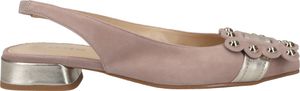 Maripé Peeptoes & Slingpumps MONICA, Rauleder, Beige, Damen