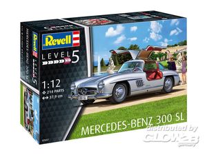 Revell 07657 MB Mercedes-Benz 300 SL PKW Modell Bausatz 1:12 in