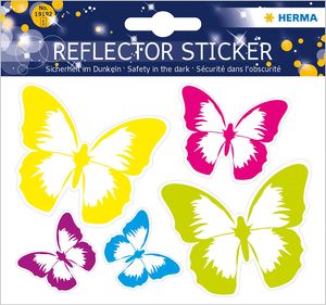 HERMA Reflektorsticker "Schmetterling" 1 Blatt à 5 Sticker