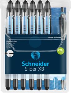 Schneider Kugelschreiber Slider XB 50-151276 schwarz 6 St./Pack.