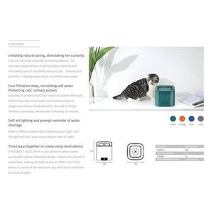 PETKIT Smart Pet Trinkbrunnen Eversweet Solo Inhalt 1,8 L, Material ABS, Filter, Grün