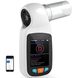 SP70B Digitales Farb-LCD-Spirometer Lungenfunktion Lungenvolumengerät,mobiler App-Recorder