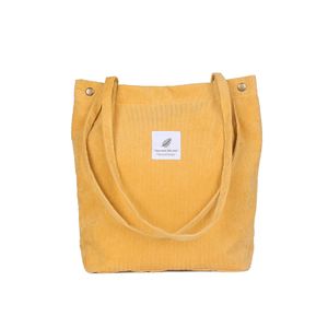 Dámské ramenní tašky šňůra Totes Vintage dovolená Beach opakovaně použitelné nákupní tašky studentů cestování příležitostné ramenní tašky Handbag【Yellow】