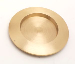 Osterkerzen Kerzenteller Messing Gold matt für Kerzen bis Ø 70 mm