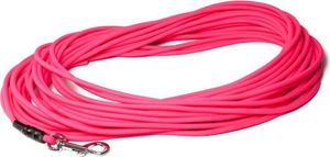 Mystique® Biothane Schleppleine rund 6mm Standard Karabiner neonpink 10m