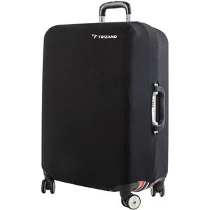 Kofferhülle Elastisch Waschbar Spandex/ Polyester Luggage Cover for Travel L/ M Schwarz 23838, Größe:L