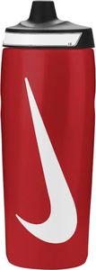 Nike - Wasserflasche "Refuel", Mit Silikon-Noppen BS3969 (Einheitsgröße) (Universitäts-Rot/Schwarz/Weiß)