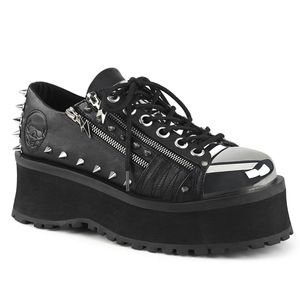 Demonia GRAVEDIGGER-04 Sneaker Halbschuhe schwarz, Größe:43 (US-M11)