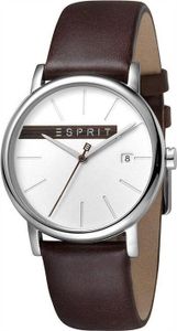 Esprit Uhr Herren ES1G047L0025 Leder braun Datum Analog Neu Esprit Uhr Herren ES1G047L0025 Leder braun Datum Analog Neu