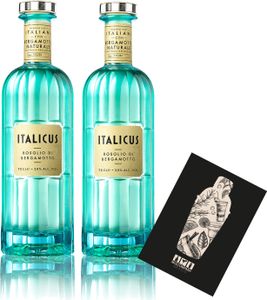 Italicus 2er Set Bergamotte Likör 2x 0,7L (20% Vol) Rosolio di Bergamotto - a refreshing taste of Italy- [Enthält Sulfite]