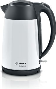 Bosch DesignLine TWK3P421, Wasserkocher ,weiß/schwarz, 1,7 Liter