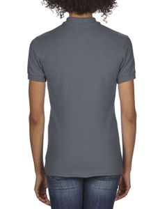 Gildan DRYBLEND® Damen Polo Shirt T-Shirt Lady-Fit Poloshirt Polohemd, Größe:L, Farbe:Charcoal