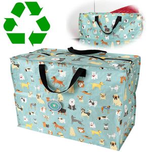 LS-LebenStil XXL Jumbo Bag Dog´s Hunde 55cm ♻️ Recycled Allzwecktasche Einkaufstasche