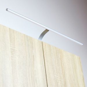 kalb | LED Aufbauleuchten 60cm rund Schrankbeleuchtung 1-4er SET inkl. Netzteil mit Fußschalter