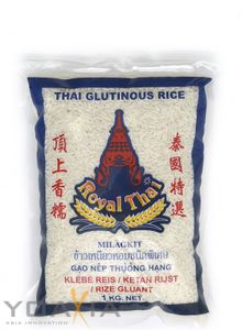 [ 1 kg ] ROYAL THAI Klebreis / Klebe Reis / Klebereis / Glutinous Rice THAILAND